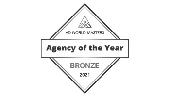Ad World Masters Agency of the Year Bronze 2021 award logo