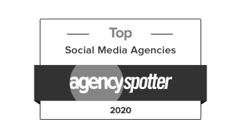 Agency spotter top social media agencies 2020 award logo