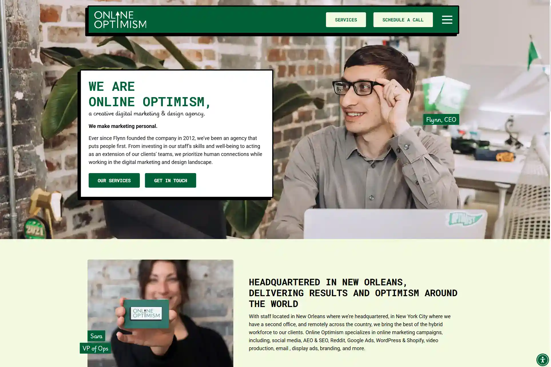 Online-Optimism Online Optimism