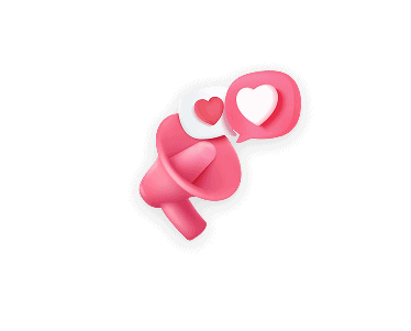 3d-megaphone-speaker-announce-romantic-valentine-composition-valentine-s-day-festive-decorative-objects-heart-love-emoji-icon-feeling-3d-speakerphone-romance-icon-vector-render-illustration 1