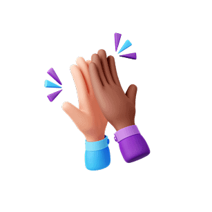 3d-render-hands-clapping-with-sound-effect 1