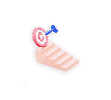arrow-hitting-dartboard-with-stairs-icon-illustration-concept-company-reaching-goals 1