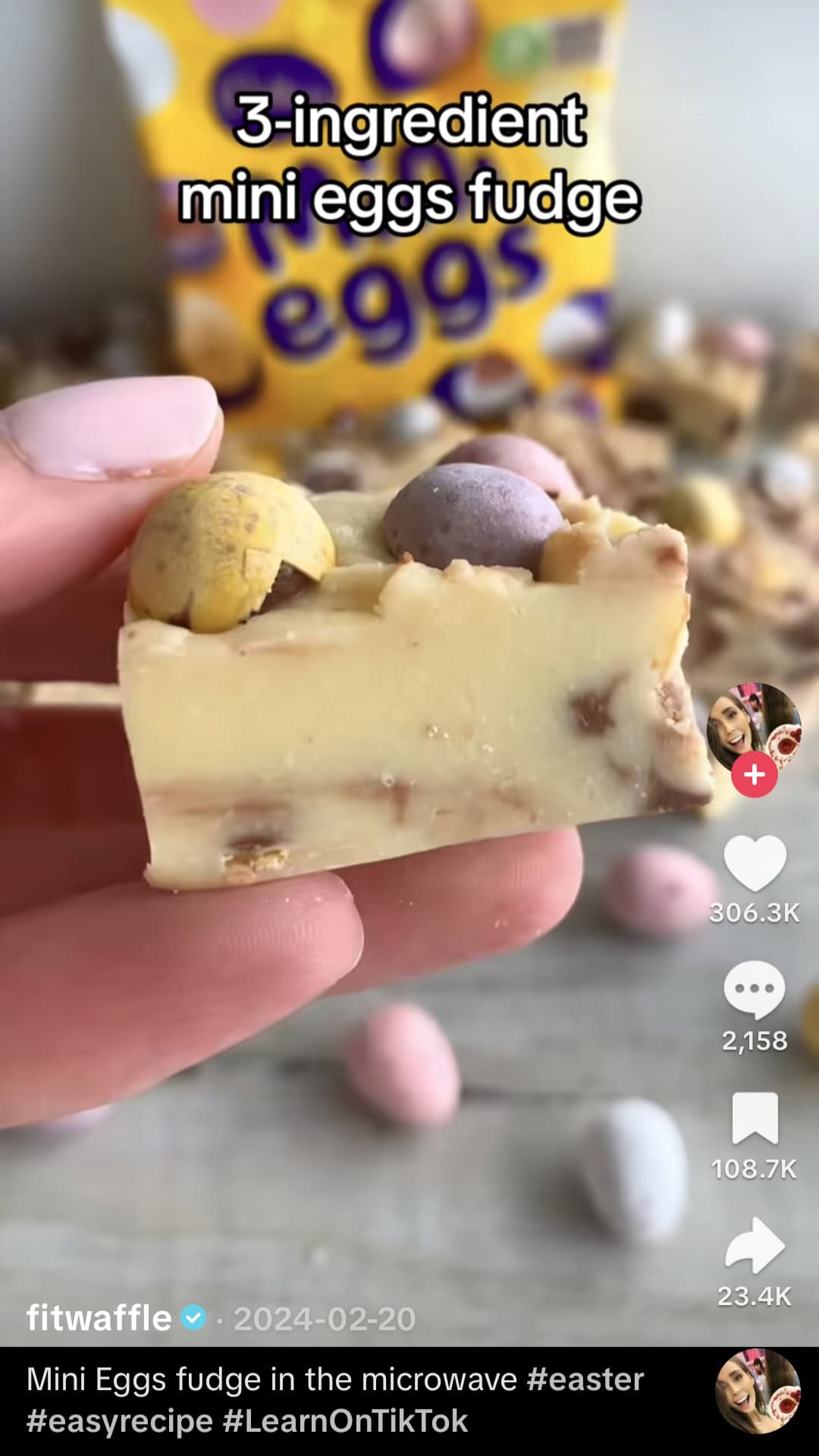 Easter DIY recipe TikTok video example