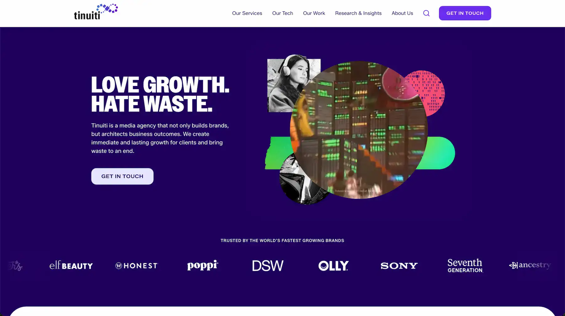 tinuiti-website Tinuiti full-funnel digital marketing