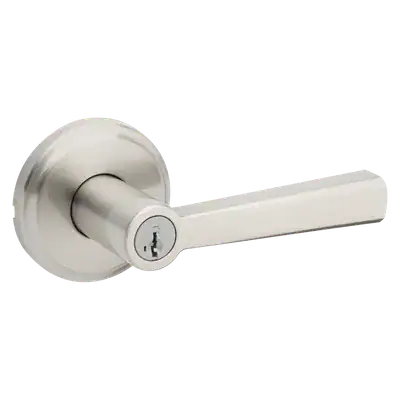 Kwikset lever in satin nickel